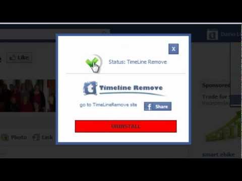 how to remove facebook timeline