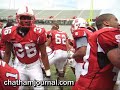 After the winning TD of the 2008 NCSU Spring football game After the winning TD of the 2008 NCSU Spring football game