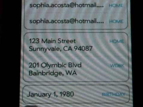 CES: Palm Pre Contacts Demo