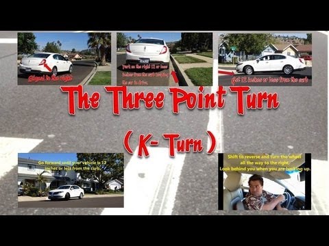 how to do a k turn on road test