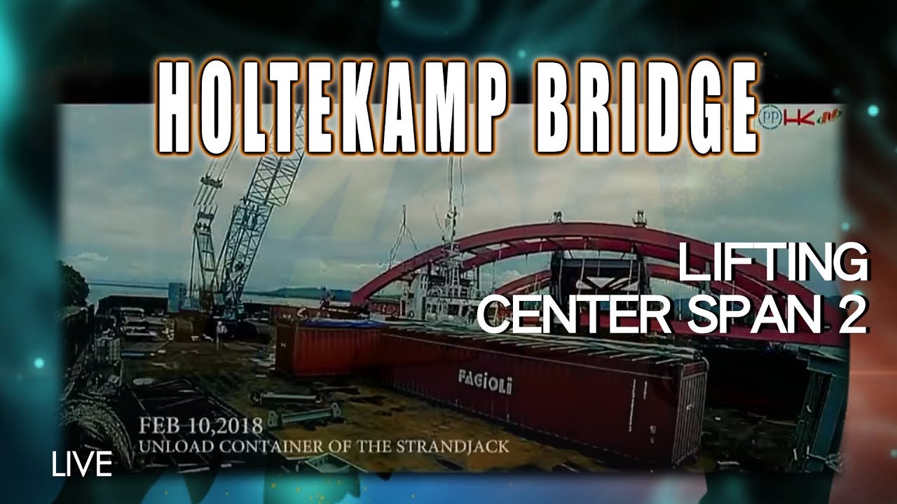 Lifting Center Span 2 Jembatan Holtekamp, Jayapura – Papua