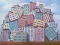 mixed the art work of magritte with the music of john tavener