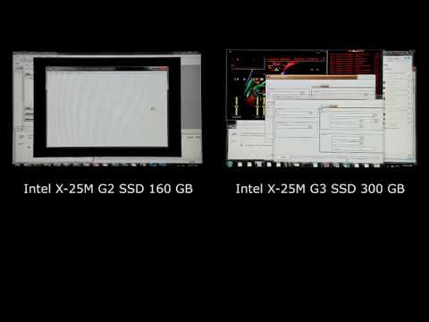 SSD Video 5 - Intel X-25M G2 160GB VS Intel X-25M G3 300GB