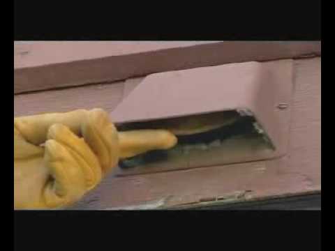 how to cover dryer vent outside
