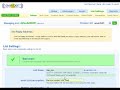 Creating an Aweber List