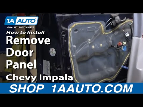 how to remove x-type door panel