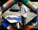 Vakantiekaarten en boogmaken Stuifzand 2007