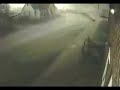 April 2nd, 2006 (No Audio)Here we have footage of the Caruthersville tornado. This time around the location of the security camera is a high school. The camera, mounted on the wall of the building, gives an awesome view of the road and the total chaos that ensues when the F4 twister passes by. Again, the first clip is at normal speed, the second is slowed.