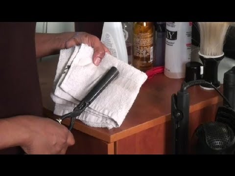 how to remove iron from hair