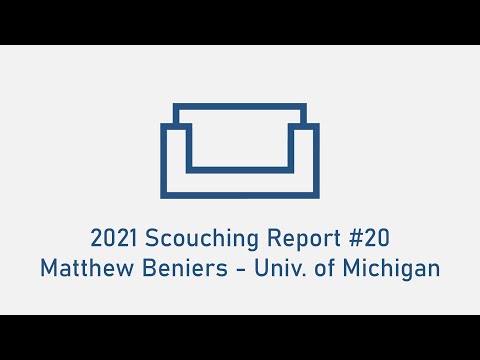 Matthew Beniers: My #1 Prospect Available in the 2021 NHL Draft