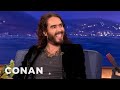 Russell Brand Has A Special Friendship With David Beckham - CONAN on TBS