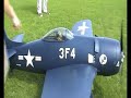 1/4.3 scale Bearcat with homemade 14 cilinder radial.