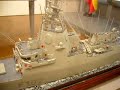 maqueta fragata almirante juan de borbón f102  escala1/182