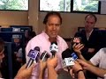 Daniel Scioli en un Call Center en Mar del Plata