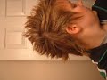 My faux hawk with highlights