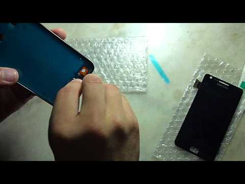 galaxy s2 - Samsung galaxy s2 i9100 frame installing work lcd screen digitizer.