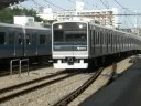 小田急3000+5200(4連改)　梅ヶ丘駅(急行線)通過