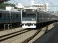 小田急3000形+5200形(4連改)　梅ヶ丘駅(急行線)通過
