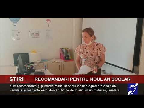 Recomandări pentru noul an școlar