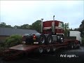 Unloading the Kenworths...