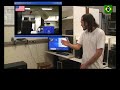Click here to watch this video Robotic Teleoperation integrating Visual-Servoing, Natural Interface and a Haptic Device