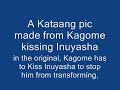 Kagome kisses Inuyasha / Katara kisses Aang-request Kagome kisses Inuyasha / Katara kisses Aang-request