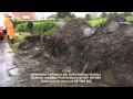 Click to View : Obfite opady deszczu na obszarze gminy Czernica godziny popołudniowe 25 czerwca 2013
