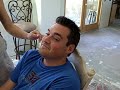 waxing eyebrows