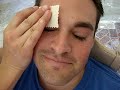 waxing eyebrows