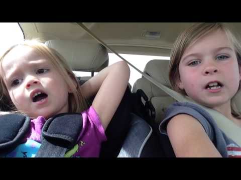 Chloe and Lily sing Wrecking Ball (ft. Katie)