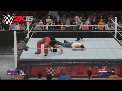 WWE 2K16 - Dean Ambrose vs Bray Wyatt (New Gameplay)