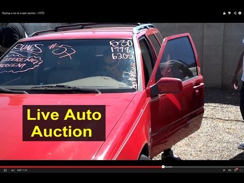 how to auction a vehicle