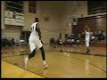 14 year old Dominique Dunning blocking Renardo Sidney\