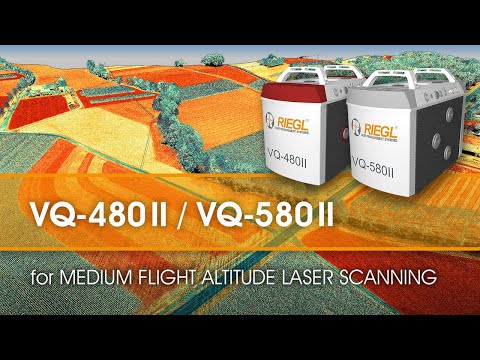 RIEGL VQ-480II / VQ-580 II Airborne Laser Scanning Systems