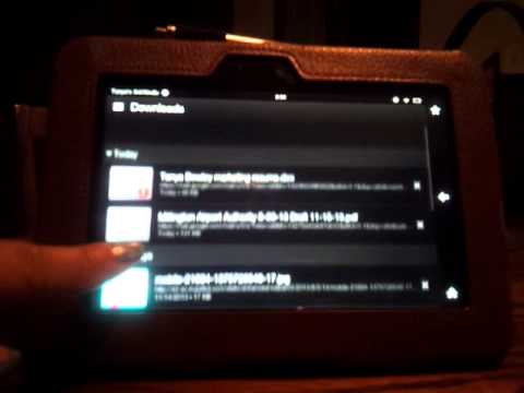 how to locate downloads on kindle fire