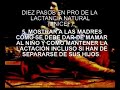 Video educativo de la lactancia materna