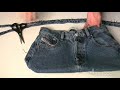 Recycle Your Old Jeans to Make A Cool Laptop Bag