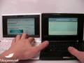 4 weeks of use, eeepc XP vs eeepc Xandros boot.