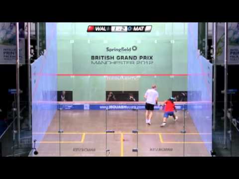 Squash tips: Peter   Nick Matthew   Lob