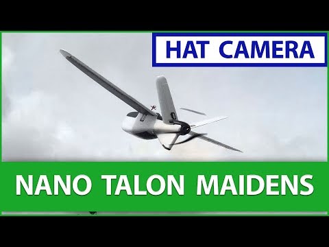 TWO ZOHD Nano Talon Maiden Flights [HAT CAMERA]