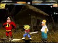 MUGEN Kyle Dunamis vs Homer J. Simpson and Mr. Incredible