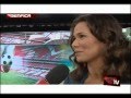 Claudia Vieira deslumbrante na Benfica TV
