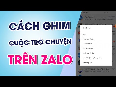 Cách ghim cuộc trò chuyện trên Zalo rất đơn giản | Diễn đàn Designer ...