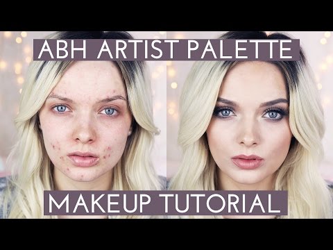 Acne Coverage // ABH Artist Palette Makeup Tutorial //  MyPaleSkin