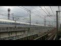 新幹線500系のぞみ4連発 大山崎 Japanese Bullet Train type500