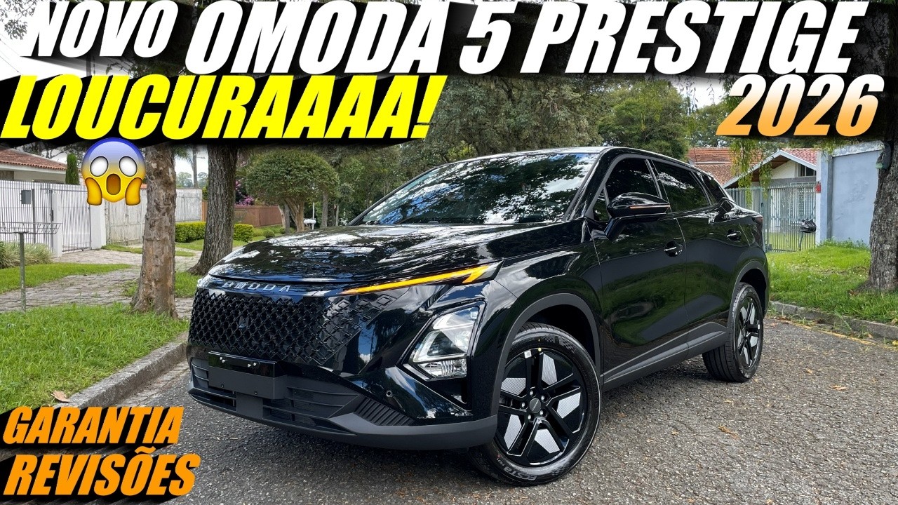 NOVO OMODA 5 HEV PRESTIGE 2026! Loucura o que esse carro Híbrido entrega! Preços Revisões e GARANTIA