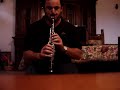 il presidente esegue l'inno alla gioia con il clarinetto.