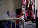Sarai n crib weird sound.MOV