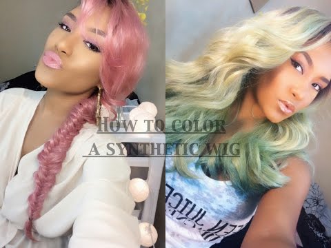 how to dye wigs