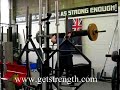 Getstrength.com 140kg Steel Log Clean and Press